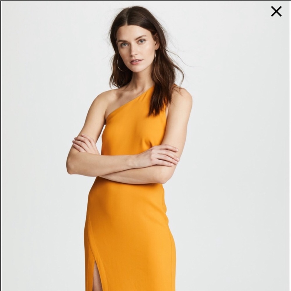 NWT Michelle Mason Back Strap Gown